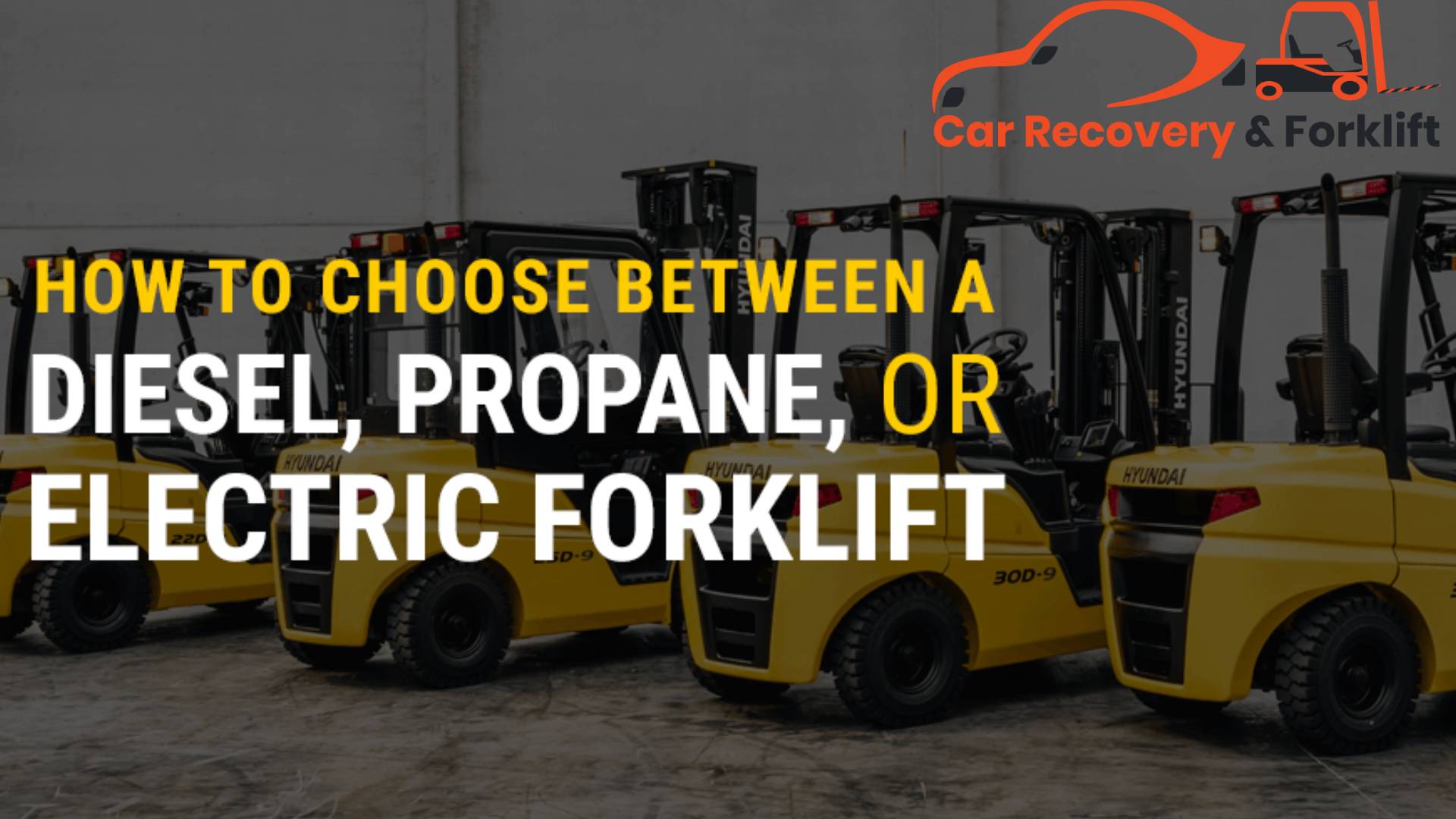Should I Get a Diesel, Propane, or Electric Forklift?