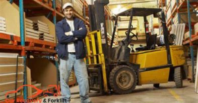How much is a forklift operator's salary in Dubai