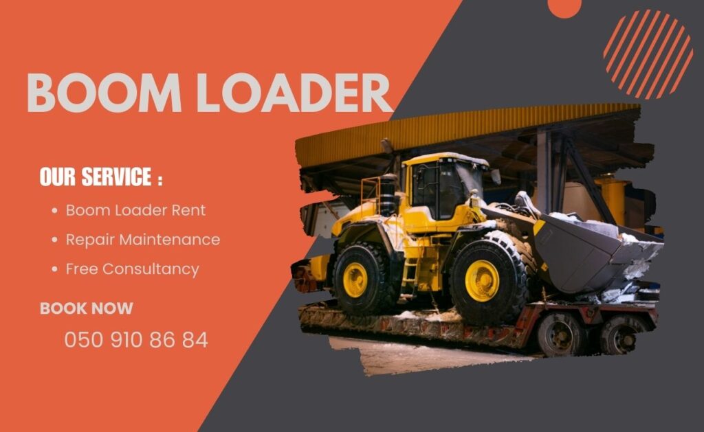 Heavy Boom Loaders - Hamdan Forklifts Rentals