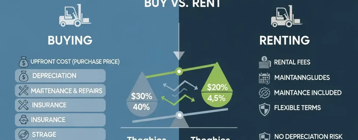 rent forklift Dubai,