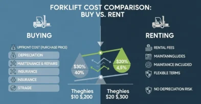 rent forklift Dubai,